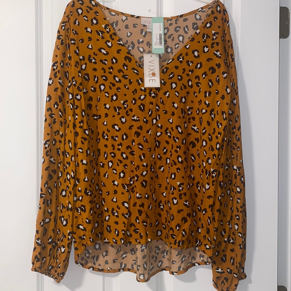 Cheetah print top